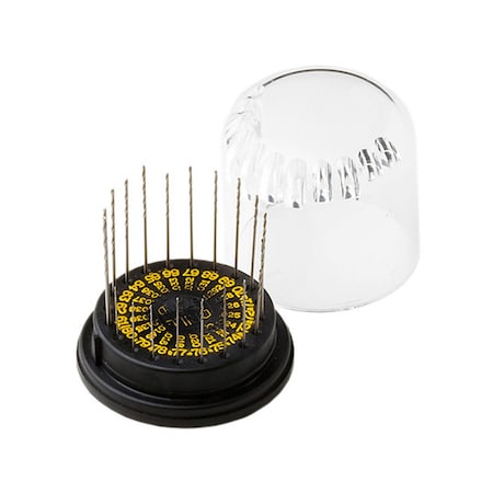 Excel Blades Precision Hobby Mini Twist Drill Bit Set with Dome No 61-No 80, 20pcs, 4pk 55510